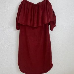 Off the shoulder dress